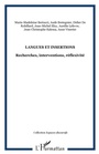 Cover: Langues et insertions - Harmattan