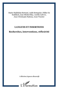 Enlarge image Cover: Langues et insertions - Espaces discursifs