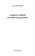 Cover: Guerre d'algerie en trente-cinq questions - Harmattan