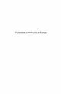 Cover: Victimation et insecurite en europe - un bilan des enquetes - Harmattan
