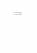 Cover: Congo belge - Harmattan