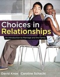 Cover: Choices in Relationships - Cengage Learning, Inc