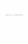 Cover: Peter Blake et Sergeant Pepper - Harmattan
