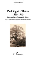 Cover: Paul Vign&eacute; d'Octon (1859-1943) - Editions L'Harmattan