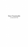 Cover: Dans l'insaisissable - Harmattan
