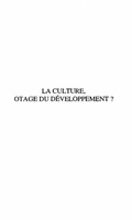 Cover: La culture, otage du developpement ? - Harmattan