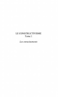 Cover: Constructivisme Le  1 - Harmattan