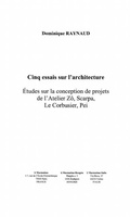 Cover: Cinq essais sur l'architecture - Harmattan