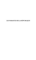 Cover: Parasites de la republique - Harmattan