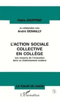 Cover: L'action sociale collective en college - Harmattan