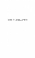 Cover: Chine et mondialisation - Harmattan