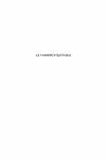 Cover: Commerce equitable - Harmattan