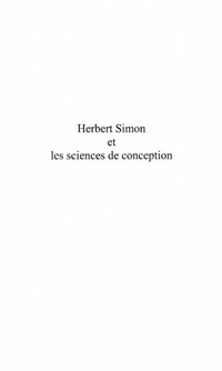 Enlarge image Cover: Herbert simon et les sciences de conception - Harmattan