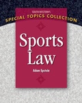 Cover: Sports Law - South-Western College Publishing