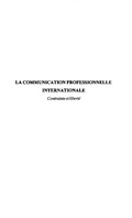 Cover: Communication professionnelle internationale - Harmattan