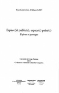 Cover: Espace(s) public(s) espace(s) prive(s) enjeux et partages - Harmattan