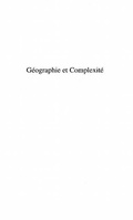 Cover: Geographie et complexite:   les espaces - Harmattan