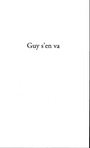 Cover: Guy s'en va deux chroniques  paralleles - Harmattan