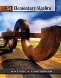 Cover: Cengage Advantage Books: Elementary Algebra, Loose-leaf Version - CENGAGE Learning Custom Publishing