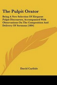 Enlarge image Cover: The Pulpit Orator - Kessinger Publishing