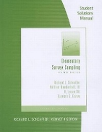 Enlarge image Cover: Student Solutions Manual for Scheaffer/Mendenhall/Ott/Gerow's Elementary Survey Sampling - CENGAGE Learning Custom Publishing