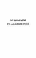 Cover: Le ravissement de Marguerite Duras - Harmattan