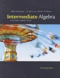 Enlarge image Cover: Intermediate Algebra : Everyday Explorations - CENGAGE Learning Custom Publishing