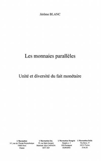 Enlarge image Cover: LES MONNAIES PARALLELES - Harmattan