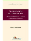 Cover: Classification de melvil dewey - modele pour une bibliotheco - Harmattan