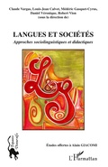 Cover: Langues et soci&eacute;t&eacute;s - Espaces discursifs