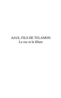 Cover: Ajax, fils de telamon - le roc et la felure - Harmattan