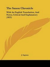 Enlarge image Cover: The Saxon Chronicle - Kessinger Publishing
