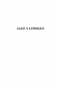 Cover: Jazz A limoges. la saga du hotclub et d - Harmattan