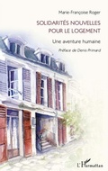 Cover: Solidarites nouvelles pour le logement - une aventure humain - Harmattan