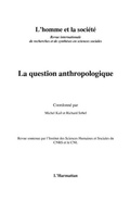 Cover: Question anthropologique La - Harmattan