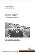Cover: Xavier Zubiri - Ouverture Philosophique
