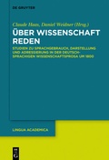 Cover: &Uuml;ber Wissenschaft reden - De Gruyter