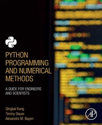 Enlarge image Cover: Python Programming and Numerical Methods - Academic Press