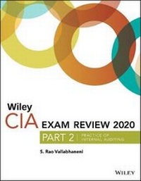 Abbildung von: Wiley CIA Exam Review 2020, Part 2 - Wiley
