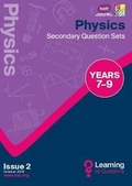 Cover: Physics Secondary Question Sets YEARS 7-9 - Learning by Questions Ltd
