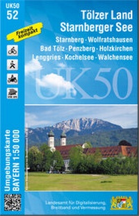 Abbildung von: UK50-52 Tölzer Land, Starnberger See - Landesamt für Digitalisierung, Breitband und Vermessung, Bayern