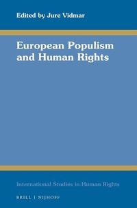 Enlarge image Cover: European Populism and Human Rights - Martinus Nijhoff