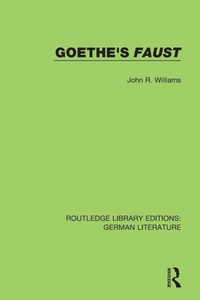 Enlarge image Cover: Goethe's Faust - Routledge