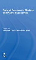 Cover: Optimal Decisions In Markets And Planned Economies - Routledge