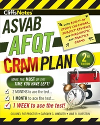 Enlarge image Cover: CliffsNotes ASVAB AFQT Cram Plan 2nd Edition - Cliffs Notes