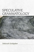 Cover: Speculative Grammatology - Edinburgh University Press