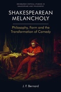 Cover: Shakespearean Melancholy - Edinburgh University Press