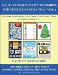 Cover: Fun Sheets for Preschool (A full color activity workbook for children aged 4 to 5 - Vol 3) - Activity Books for Toddlers