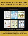 Cover: Fun Sheets for Preschool (A full color activity workbook for children aged 4 to 5 - Vol 4) - Activity Books for Toddlers