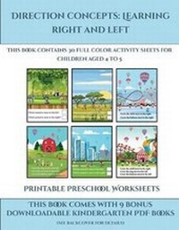 Enlarge image Cover: Printable Preschool Worksheets (Direction concepts - Activity Books for Toddlers